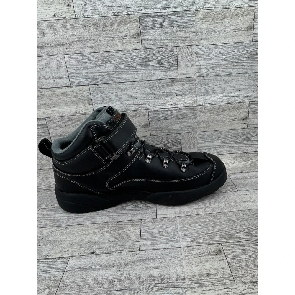 Dr. Comfort‎ Ranger 9410 Men Black Leather Hiking Boots Size 10M Therapeutic